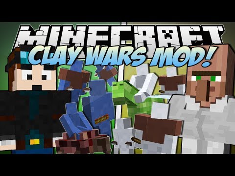 Minecraft | CLAY WARS MOD! (Trayaurus vs TDM!) | Mod Showcase