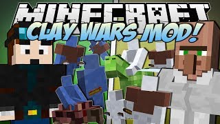 Minecraft | CLAY WARS MOD! (Trayaurus vs TDM!) | Mod Showcase
