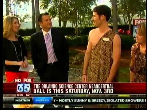 WOFL-TV FOX 35 | Neanderthal Ball 2012, Orlando Science Center