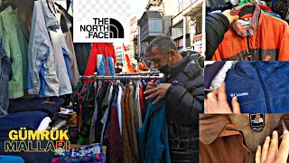 Sokak satıcısından 80 TL ye orjinal the nord face mont almak/ gümrük malları vintage giyim/ Kadıköy