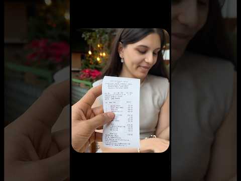 The most expensive restaurant in Bangalore 😱 #sunday