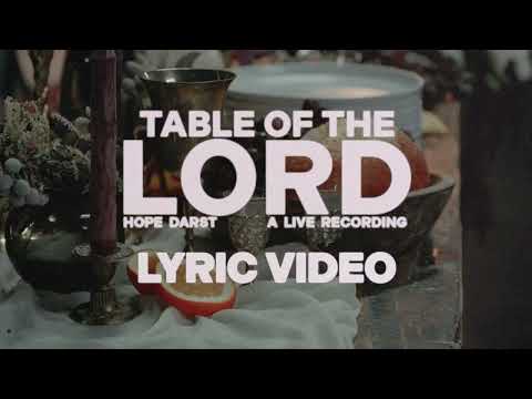 Hope Darst - Table Of The Lord - Live (Official Lyric Video)