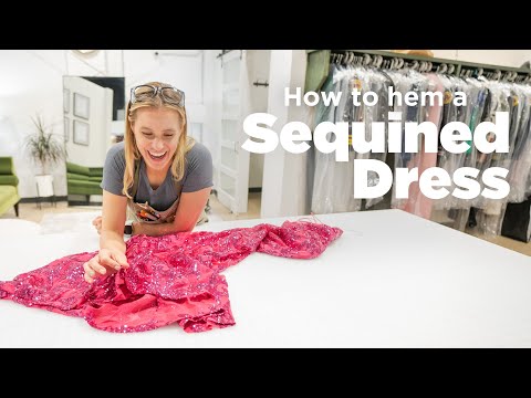 How To Hem A Sequined Dress