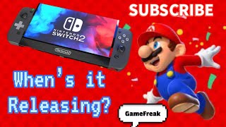 Nintendo Switch 2 News. When is it releasing? #gaming #news #videogames