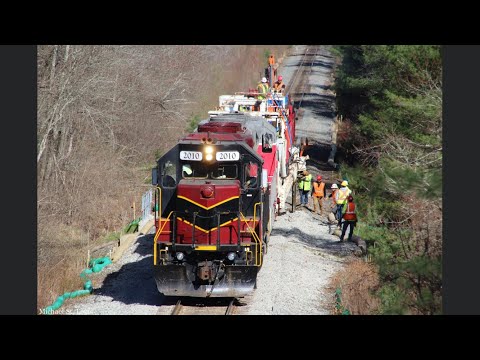 [HD] Mass Coastal Railroad Cable Train - 4/2021
