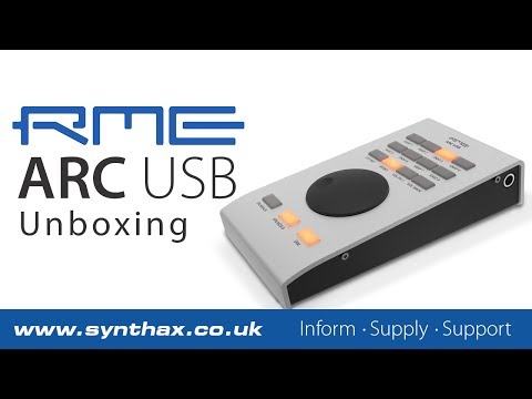 RME ARC USB Unboxing - Youtube