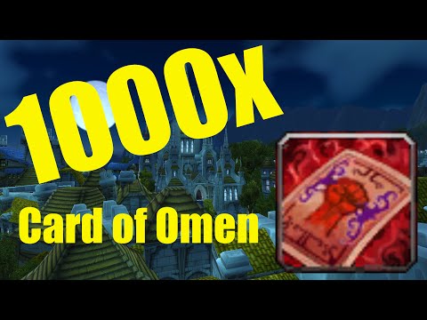 Opening 1000 Cards of Omen (World of Warcraft)