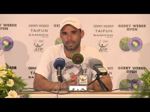 Gerry Weber Open 2014 Halbfinale: Pressekonferenz Alejandro Falla