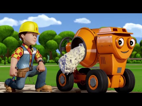 Pouring Cement to Fix the Path 👷🏼 Bob the Builder - 45 minutes!