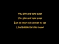 Rebecca St James - Blessed be your name Lyrics