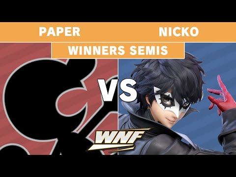 WNF EP8 - Nicko (Joker) vs Paper (Mr Game and Watch) Winners Semi Finals - Smash Ultimate
