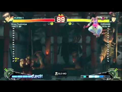 Kiryu Tsukimiya (Guy) vs YOSSANN (Juri)