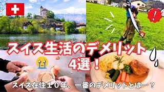 スイスに住む「デメリット💦4選!」在住10年で思う、一番のデメリットとは?
