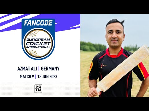 POTM: A.Ali - EST vs GER | Highlights | FanCode ECI Sweden | 18 June 2023 | ECI23.075