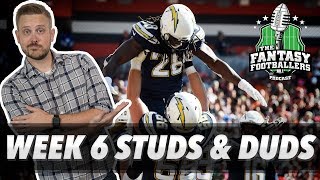 Fantasy Football 2018 - Week 6 Studs & Duds, Rising Stars, Jordan OW!-ward - Ep. #628