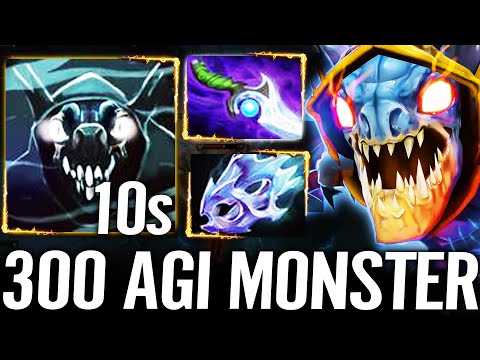 🔥 300 Agi Monster Slark with Diffusal + Moonshard — 11sec Shadow Dance SCARIEST Carry Dota 2 Pro