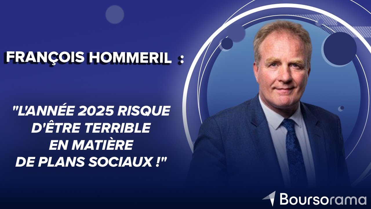 François Hommeril : "L'année 2025 risque d'être terrible en matière de plans sociaux !"