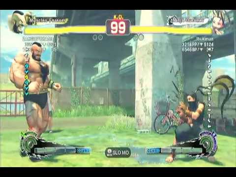 Zangief Brasil (Zangief) vs (Ibuki) Ibukiman SSF4AE (IN XBOX-LIVE)