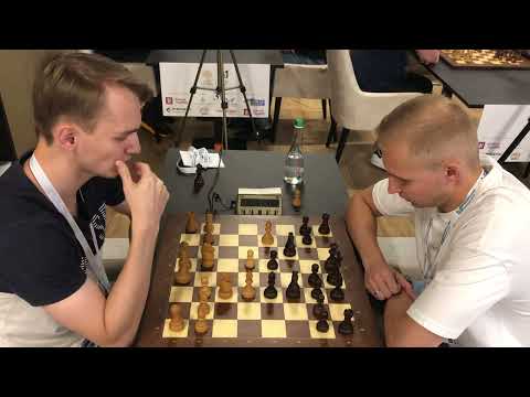 Vladyslav Bakhmatsky IM, UKR - Volodymyr Vetoshko GM,UKR. Saint Charbel Chess Cup'23.Ukraine,Morshyn