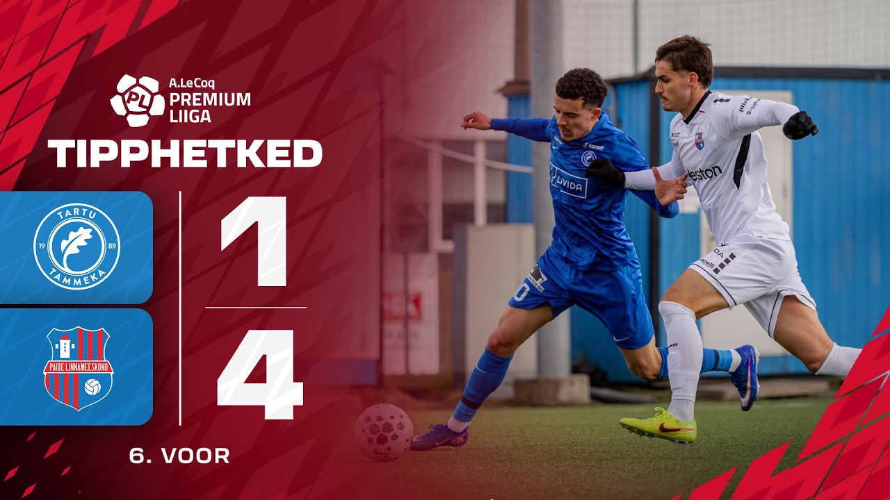 Tartu JK Tammeka vs Paide Linnameeskond Highlights