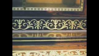 preview picture of video 'Restoring Brass Inlay on a Regency Secretary Bookcase - Thomas Johnson Antique Furniture Restoration'