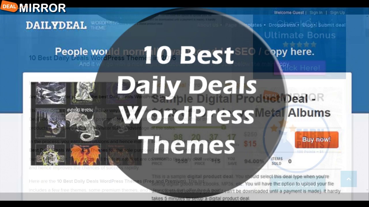 10 Best Daily Deals WordPress Themes in 2016