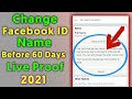 Download Lagu How To Change Facebook Account Name Before 60 days  Facebook Account Name kase chnage karay 2021 Mp3 Free