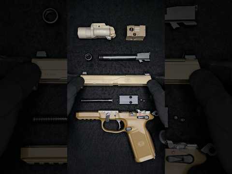 The .45 Caliber Pistol You Need! | FN FNX 45 Tactical | Aimpoint ACRO P-2 | Surefire X300 #asmr