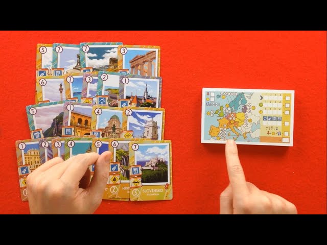 Vídeo relacionado con SD GAMES - Boomerang Europa: Juego de Cartas Draft de Viajes y Países - Papel 13X18X4cm