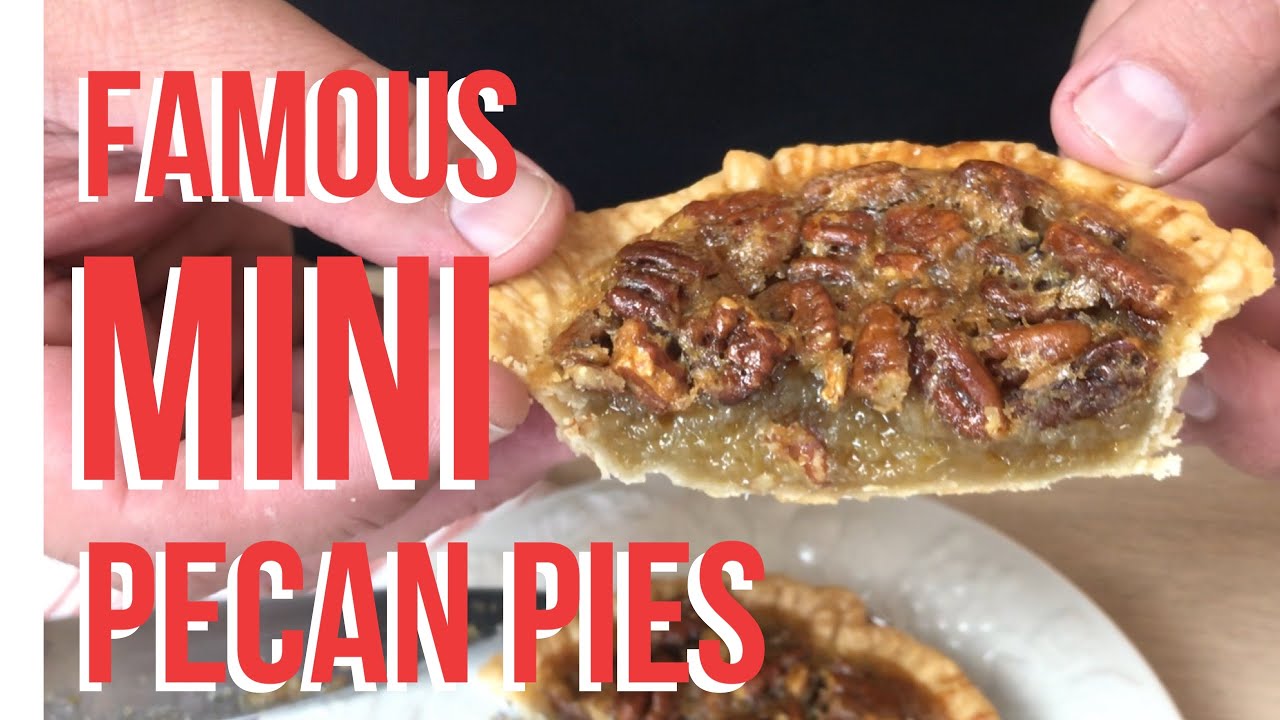 Mini Pecan Pies - Best Pie Ever - Homemade Pie Recipe