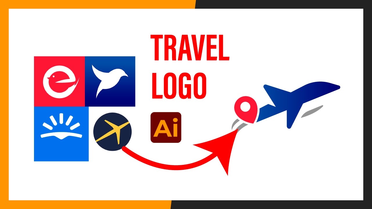Travel Agency Logo Design | Adobe Illustrator 2025