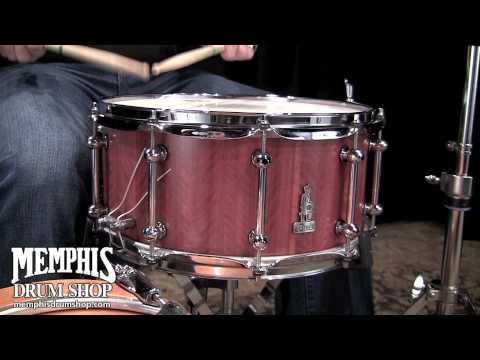 Brady Jarrah Snare Drum 14 x 6.5 Block Shell - Natural Satin (JB1465NS-JB1151)