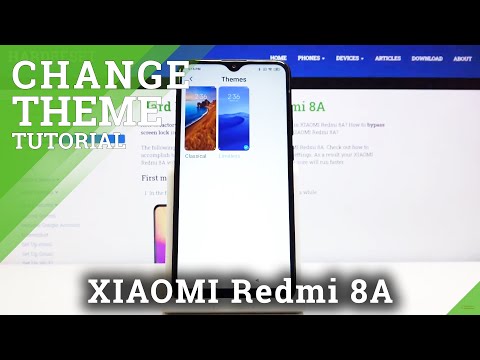How to Restore Default Theme in Xiaomi Redmi 8A - Theme Settings