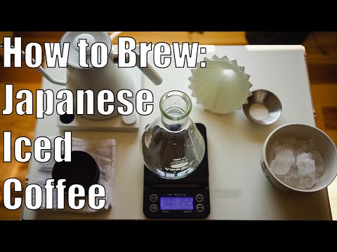 How to Brew Japanese Iced Coffee |  アイスコーヒの作り方