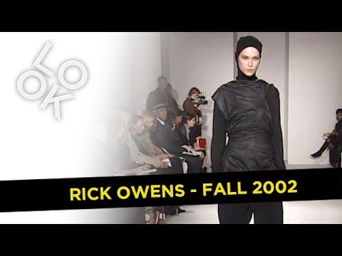 Rick Owens Fall 2002: Fashion Flashback