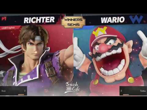Smash Cafe (6/5/19) Onua(Richter) vs Toffee(Ryu/Marth/Wario)