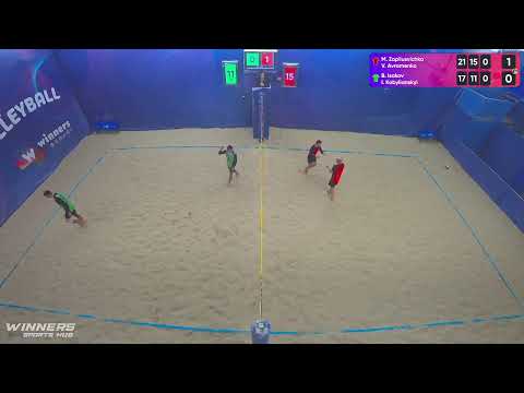 02:50 M. Zapliusvichka/ V. Avramenko - B. Isakov/I. Kobylianskyi 18.01.2023|Winners Beach Volleyball