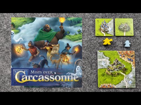 REUPLOAD WHAT’S NEW Carcassonne Expansion 11: Ghosts, Castles & Cemeteries, plus PLAYTHROUGH/RANKING