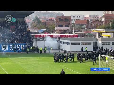 Tetovarët e fituan ndeshjen në tavolinë 0:3/ Ndeshja Shkupi-Shkëndija u ndërpre