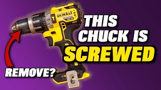 Dewalt Drill chuck replacement - Removing a screw-on chuck - DCD796 DCD791 DCD790