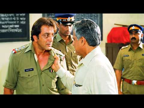 CM है तो क्या पुलिस के वर्दी पे हाथ डालेगा : Sanjay Dutt ज़बरदस्त पुलिस स्टेशन सीन | Kurukshetra