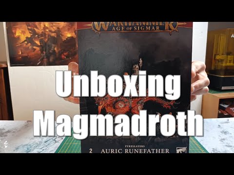 Unboxing magmadroth - Fyreslayer (AOS) #warhammer #unboxing