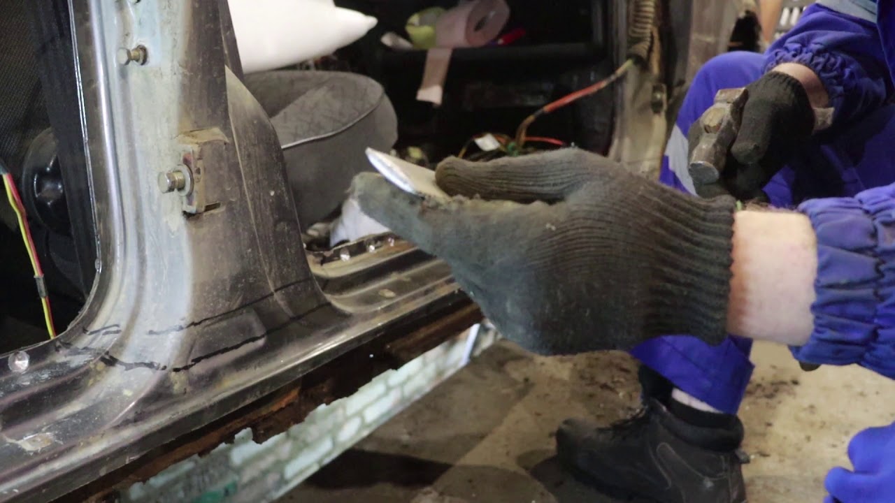 как поменять пороги на ваз 2114 своими руками