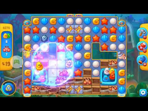 Fishdom level 6275 with a puzzle (с головоломкой)