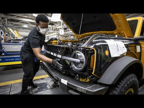 Thumbnail for All-new 2021 Ford Bronco PRODUCTION Plant Tour in Michigan - How it's made by Car, Ford Bronco