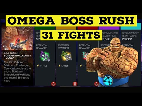 SUMMER SMACKDOWN OMEGA BOSS RUSH | MARVEL CONTEST OF CHAMPIONS |