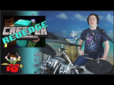 "Revenge" - A Minecraft Parody On Drums!