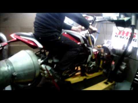 MV Agusta Brutale 800RR Dyno test JHS Racing