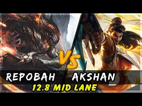 Repobah - Yasuo vs Akshan MID Patch 12.8 - Yasuo Gameplay