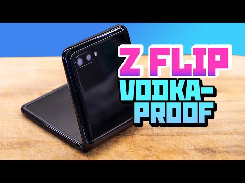 Is Galaxy Z Flip vodka proof?